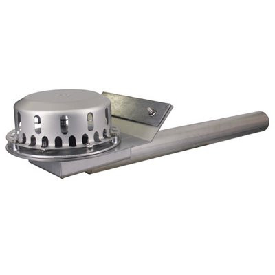 LORO Rainstar Attikaablauf RA 01370.070X m. Klemmflansch f. Bitumen DN70