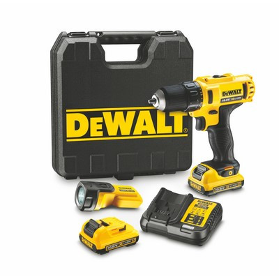 SBD Akku-Bohrschrauber-Set 10.8V/2.0 Ah DCD710D2F-QW