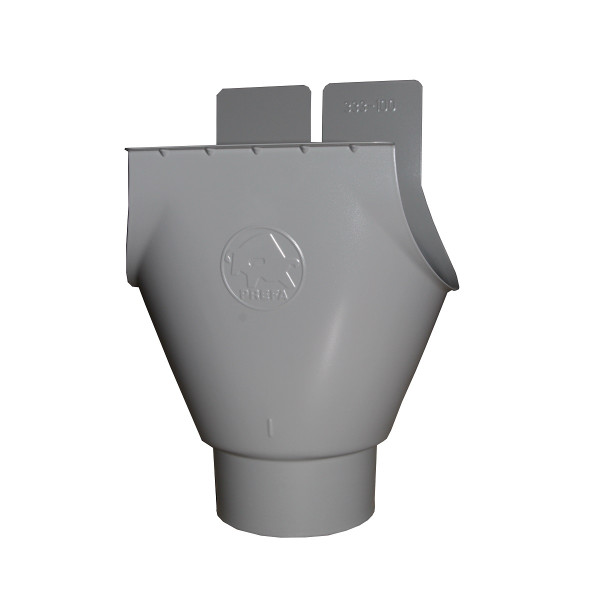 PREFA gutter boiler 25/80 P.10 light gray