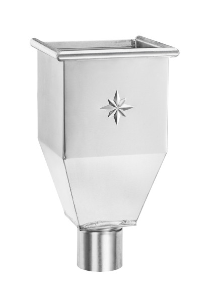 Grömo UGINOX PatinaK41 water trap long DN120 395x220x220 with star