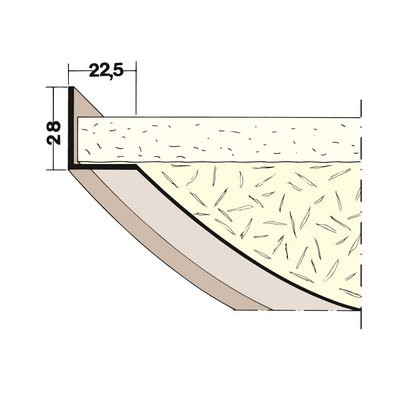 Kątownik ścienny Maisch do płyt gipsowo-kartonowych 2,5 m 03769 250,0