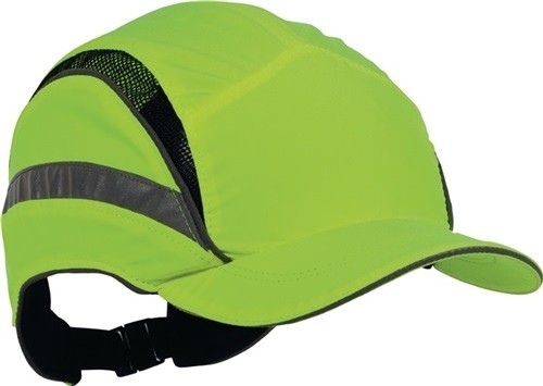 Anstoßkappe First Base 3 Classic Hi-Vis 52-65 cm gelb Mikrofaser EN812 A1 EN471