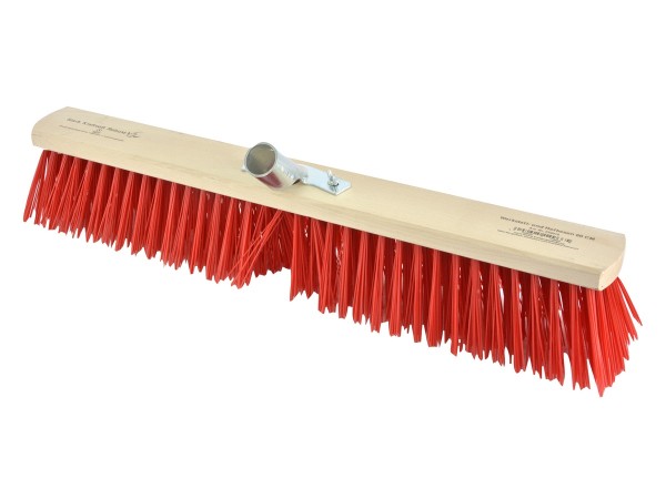 Besen Elaston rot 40cm Ø 28mm mit Metallstielhalter
