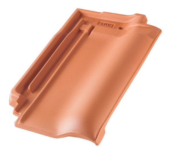 Erlus E58 / E58 S verge tile right natural red - N