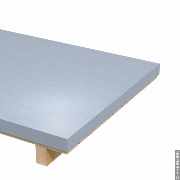 Rheinzink walzblank EN 988 Tafel 0.7x1000x2000mm 10.08kg Tafel