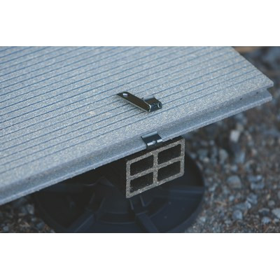 NIF Anfang-/Endklammerset Edelstahl je 10 Klammern und Schrauben schwarz