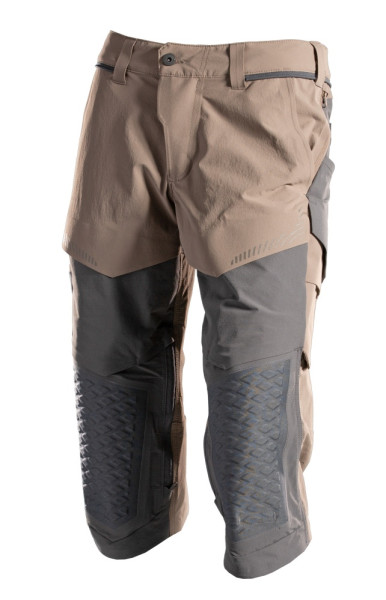 MASCOT® Customized Dreiviertel-Hose sandbeige/anthrazitgrau Gr. C58