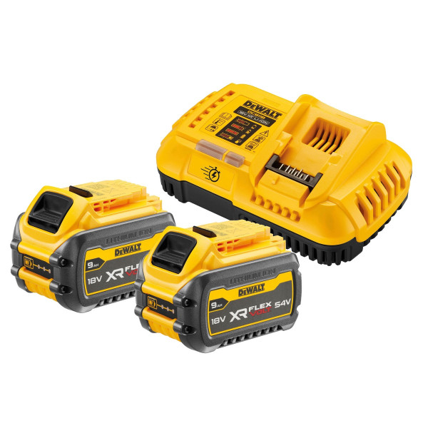 SBD DeWALT 54 Volt / 162 Wh XR FLEXVOLT Akku-Starter-Set inkl. Akku + Ladegerät