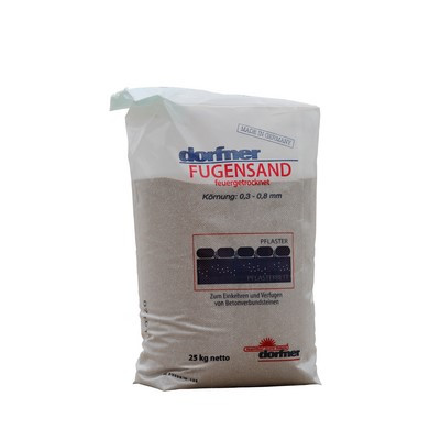 Dorfner Fugensand 0.1-1.0mm 25kg Plastiksack Quarzsand - Mittel