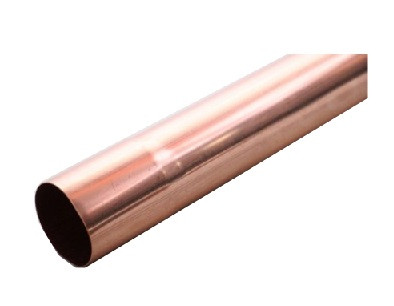 Kupfer Rohr Ø 60 0.6mm ohne Sicke Länge 1.00m geschweisst