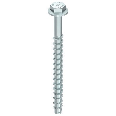 HECO-MULTI-MONTI-plus SS 16x160mm hexagon head with press-fitted disc, galvanized blue A2K