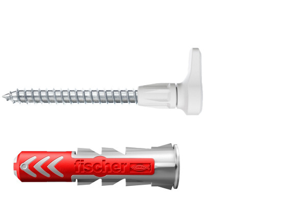 Fischer Universaldübel DuoPower 8x40 mm Angle K EasyHook (4 Stück)