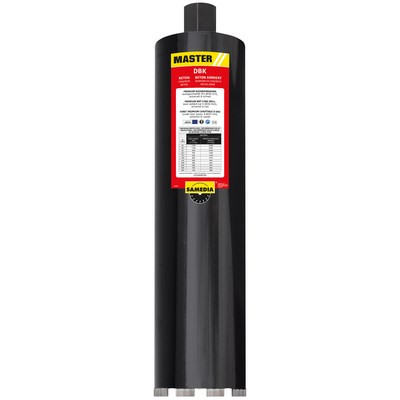 Samedia Diamant-Bohrkrone DBK Ø122x450mm Aufnahme 1 1/4"" UNC