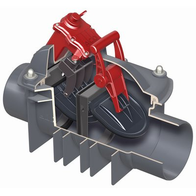 ACO Quatrix-K Fäkalrückstauautomat Typ3 DN125 f. freiliegende Rohre