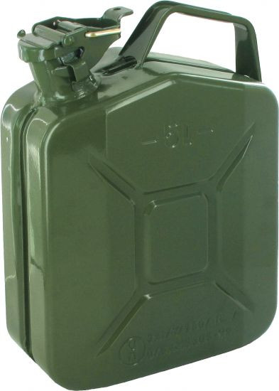 Triuso metal canister 5l olive green RAL 6003 interior coating