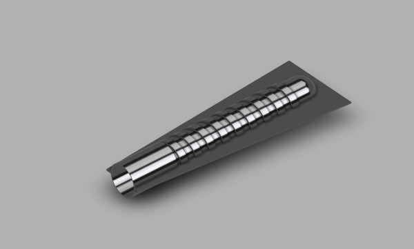 Kombi-Hülse Silber max. Bruchlast in B25/86kN - B45/128kN - L 12.5cm Gew. D15