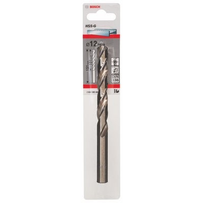Bosch Metallbohrer HSS-G DIN338 12x101x151mm