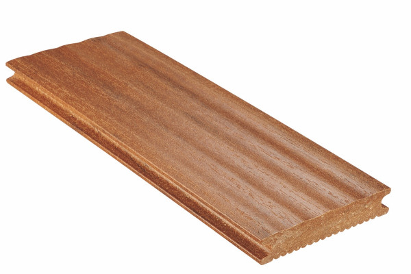 NIF WPC-Diele ""Die Beliebte select"" 26x138x3000mm Naturlinie bernsteinbraun
