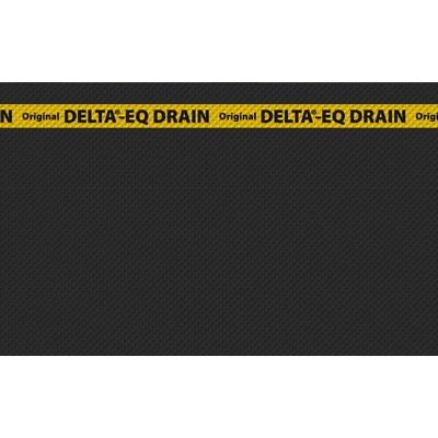 Dörken Delta-EQ Drain 12.5x2.4m Noppenbahn m. Geotextil schwarz