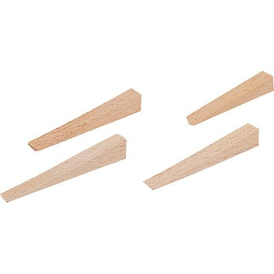 Triuso Fliesenkeile aus Buchenholz 250 Stück 54x7x0-8.5mm