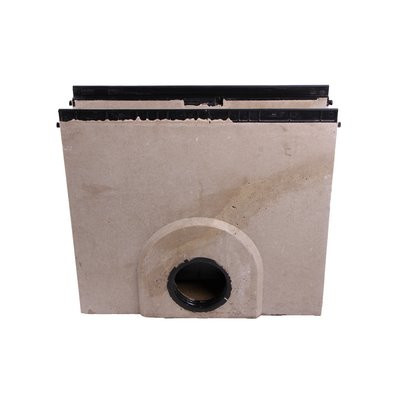 ACO XtraDrain inlet box 500mm NW100 DN110 polymer concrete with composite frame