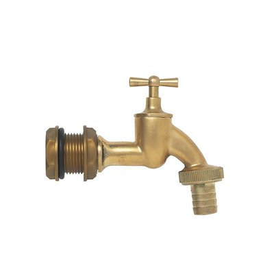 Graf Messing-Auslaufhahn 3/4"""" inkl. Teflonband - 220011