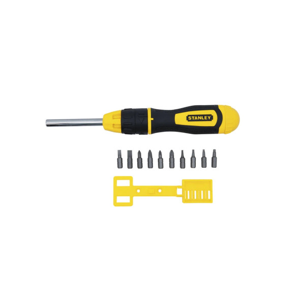 SBD Bit-Schraubendreher m. Ratsche u. zehn Bits - 0-68-010