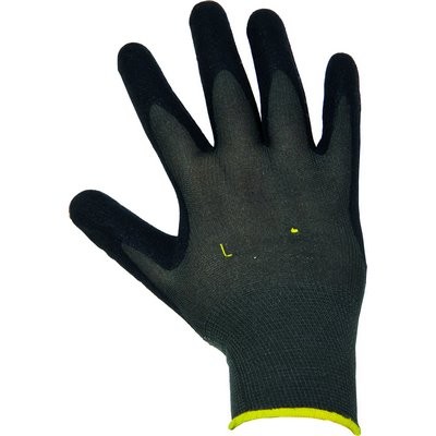 Nitril Schutzhandschuh Pluto 10 grau/schwarz
