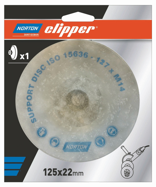 SGA Norton Stützteller Nylon für Fiberscheiben Ø125x22mm