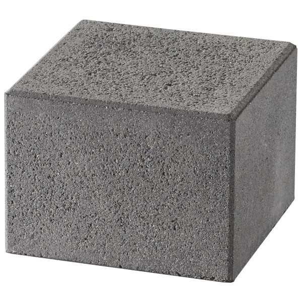 Halbelement Vios 22.5x22.5x16.5cm anthrazit feingestrahlt