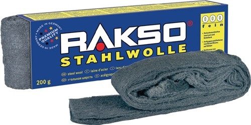 Steel wool ext.fine 000 200g RAKSO