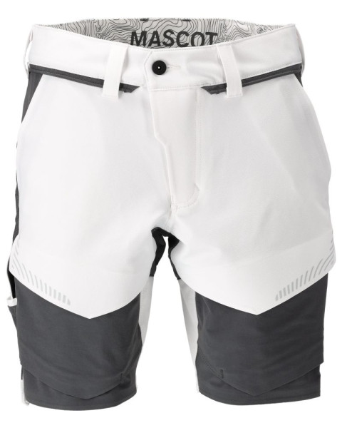 MASCOT® CUSTOMIZED Shorts weiß/anthrazitgrau - Gr. 29C56