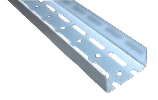 UA profile 100x40x2.0mm 3000mm galvanized (4 pieces/bundle)