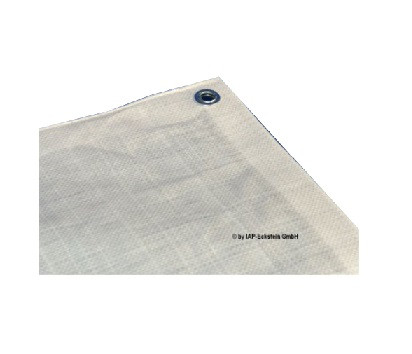 Plandeka z tkaniny IAP StandardSuper 3x4m oczka z naturalnego aluminium co 1m krawędzi + wzmocnienie sznurkiem/FM
