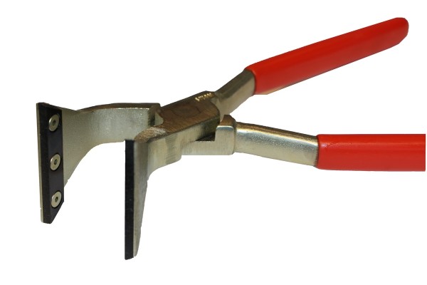 MASC Falzzange 45° eingelegt PVC Griff Nirolook 60mm