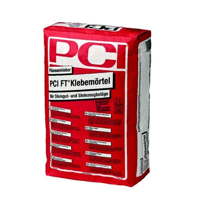PCI FT-Klebemörtel 25kg Sack Farbe grau