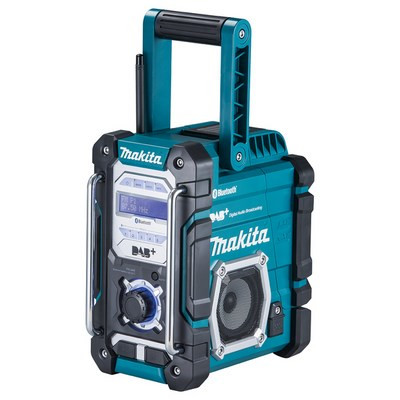 Bezprzewodowe radio budowlane Makita DMR112 7,2-18 V z DAB+ i Bluetooth bez akumulatora