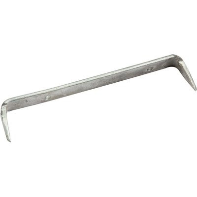 Triuso construction clamp 250x25x5mm flat steel forged galvanized