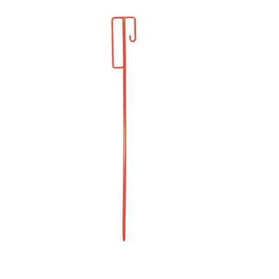 Schake Laternen-/Absperreisen ca. 125cm m. gr. UVV-Bügel rot lackiert
