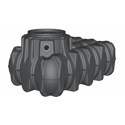 Graf Platin Flachtank 5000l schwarz inkl. EBA - 390002