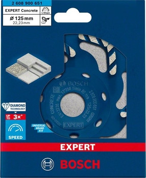 Bosch DIA Topfscheibe 125x22.23x4.5mm EXPERT Concrete