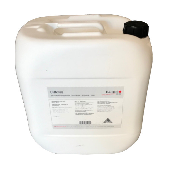 CURING Nachbehandlungsmittel Typ VM & BM Verdunstungsschutz 30 Liter Kanne