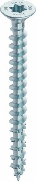 HECO-UNIX-plus Verlegeschraube 4.5x60 LiSeKo m. Fräsripp. T-Drive vz blau VG