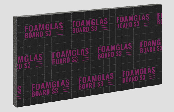 Foam glass BOARD S3 80mm 1200x600mm 2.16sqm package