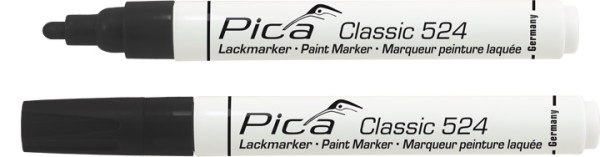Pica Classic Industrie-/Lackmarker schwarz Rundspitze 2-4mm