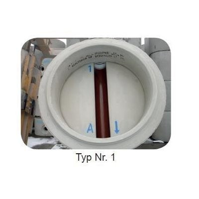 Schachtunterteil Typ 1 DIN 4034/1 SU-M 1000x650mm Gerinne DN150 KG