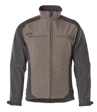 MASCOT® Dresden softshell jacket anthracite/black size XL