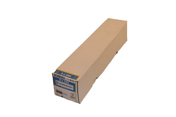 SWG wood construction screw Vz Tx 40 8.0x280 with flat head - 50 pieces