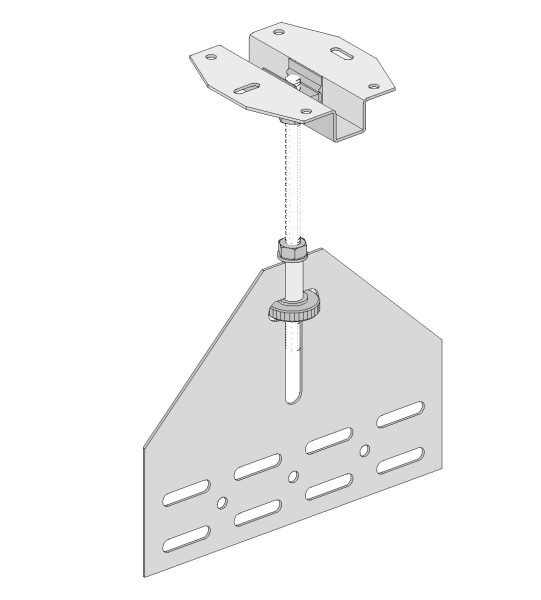Knauf UA-Mittelabhängung Unterteil 197mm