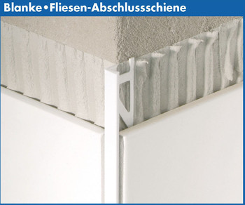 Blanke FAS Kunststoff weiß 6mmx2.5m Abschlussschiene - 300-501-6025